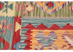 Tappeto Kilim Geometrico Multicolore 129x188 Cm