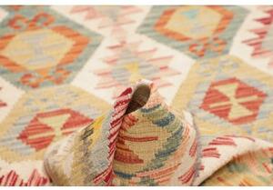 Tappeto Kilim Geometrico Avorio Multicolore 123x172 Cm