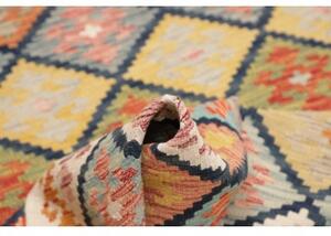 Tappeto Kilim Geometrico Multicolore Beige 127x185 Cm