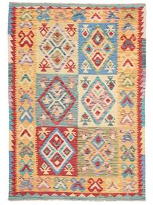 Tappeto Kilim Geometrico Multicolore 129x188 Cm