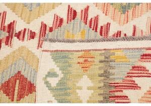 Tappeto Kilim Geometrico Avorio Multicolore 123x172 Cm