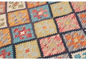 Tappeto Kilim Stilizzato Multicolore 131x191 Cm