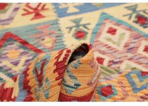 Tappeto Kilim Geometrico Multicolore 129x188 Cm