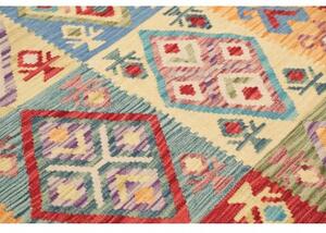 Tappeto Kilim Geometrico Multicolore 129x188 Cm