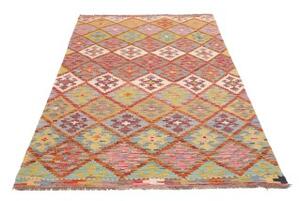 Tappeto Kilim Stilizzato Multicolore 119x192 Cm