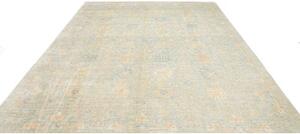 Tappeto Zigler Extra Fine Floreale Celeste Beige 243x299 Cm