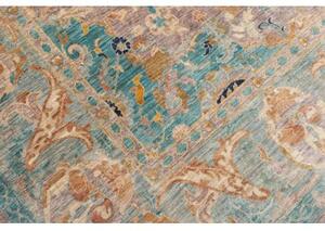 Tappeto Floralia Figurativo Azzurro Beige 279x371 Cm