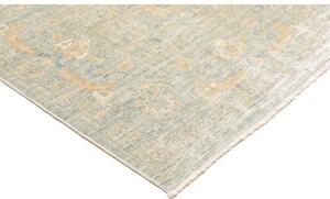 Tappeto Zigler Extra Fine Floreale Celeste Beige 243x299 Cm