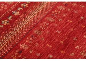 Tappeto Gabbeh Nova Stilizzato Rosso Beige 77x124 Cm