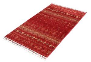 Tappeto Gabbeh Nova Stilizzato Rosso Beige 77x124 Cm