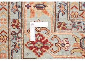Tappeto Kazak Fine Stilizzato Celeste Mattone 248x296 Cm