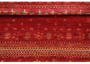 Tappeto Gabbeh Nova Stilizzato Rosso Beige 77x124 Cm