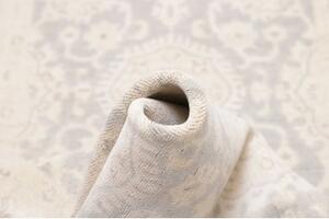 Tappeto Zigler Fine Stilizzato Avorio Azzurro Corsia 86x300 Cm