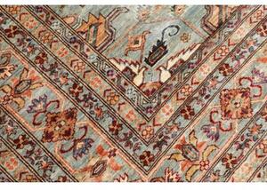 Tappeto Kazak Fine Stilizzato Celeste Mattone 248x296 Cm