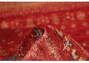 Tappeto Gabbeh Nova Stilizzato Rosso Beige 77x124 Cm