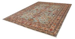 Tappeto Kazak Fine Stilizzato Celeste Mattone 248x296 Cm