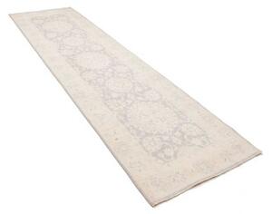 Tappeto Zigler Fine Stilizzato Avorio Azzurro Corsia 86x300 Cm