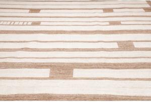 Tappeto Berbero Geometrico Avorio Marrone Chiaro 307x426 Cm