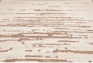 Tappeto Berbero Geometrico Avorio Marrone Chiaro 308x430 Cm