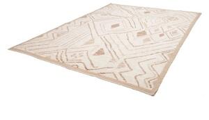 Tappeto Berbero Geometrico Avorio Beige 244x306 Cm