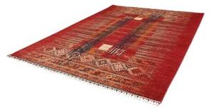 Tappeto Gabbeh Nova Geometrico Rosso Blu 240x306 Cm