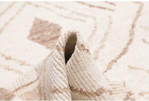 Tappeto Berbero Geometrico Avorio Beige 244x306 Cm