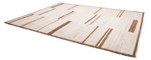 Tappeto Berbero Geometrico Avorio Marrone 281x370 Cm