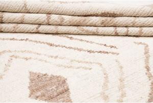 Tappeto Berbero Geometrico Avorio Beige 244x306 Cm