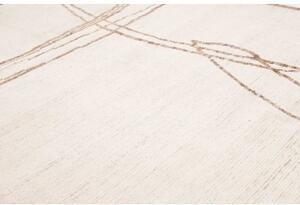 Tappeto Berbero Geometrico Avorio Marrone Chiaro 246x310 Cm