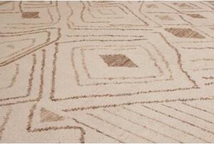Tappeto Berbero Geometrico Avorio Beige 244x306 Cm
