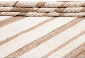 Tappeto Berbero Geometrico Avorio Marrone Chiaro 307x426 Cm