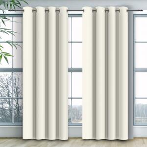 Douceur D'Intérieur Tenda Bianca In Velo Sabbia 140x260 Cm Con Occhielli – Leggera E Aria, Filtra La Luce Con Morbidezza