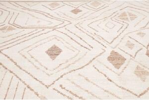 Tappeto Berbero Geometrico Avorio Beige 244x306 Cm