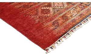 Tappeto Gabbeh Nova Geometrico Rosso Blu 240x306 Cm