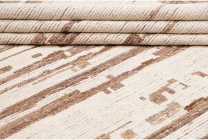 Tappeto Berbero Geometrico Avorio Marrone Chiaro 308x430 Cm