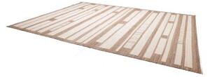 Tappeto Berbero Geometrico Avorio Marrone Chiaro 307x426 Cm