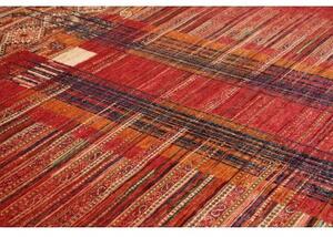 Tappeto Gabbeh Nova Geometrico Rosso Blu 240x306 Cm
