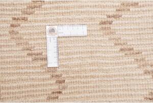 Tappeto Berbero Geometrico Avorio Marrone Chiaro 246x310 Cm