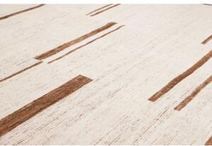 Tappeto Berbero Geometrico Avorio Marrone 281x370 Cm