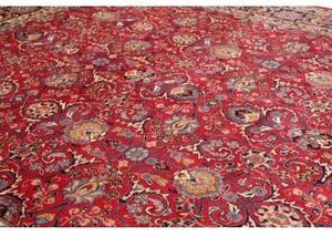 Tappeto Mashad Floreale Rosso Blu Scuro 295x388 Cm