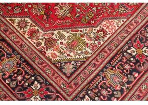 Tappeto Tabriz Stilizzato Rosso Blu Scuro 200x288 Cm