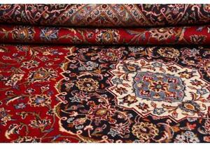 Tappeto Ardakan Medaglione Floreale Rosso Blu Scuro 302x405 Cm