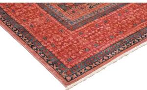 Tappeto Kairo Stilizzato Rosso Ruggine Blu Petrolio 148x199 Cm