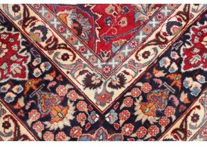 Tappeto Mashad Floreale Rosso Blu Scuro 295x388 Cm