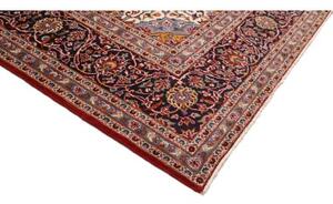 Tappeto Ardakan Medaglione Floreale Rosso Blu Scuro 302x405 Cm