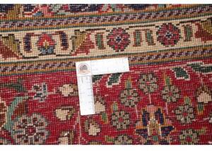 Tappeto Tabriz Stilizzato Rosso Blu Scuro 200x288 Cm