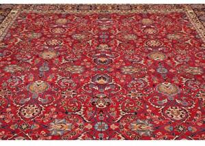 Tappeto Mashad Floreale Rosso Blu Scuro 295x388 Cm
