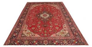 Tappeto Tabriz Stilizzato Rosso Blu Scuro 200x288 Cm