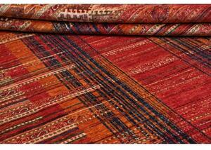 Tappeto Gabbeh Nova Geometrico Rosso Blu 240x306 Cm