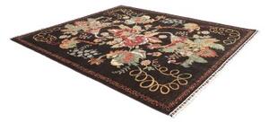 Tappeto Zigler Fine Floreale Nero Rosso 249x280 Cm